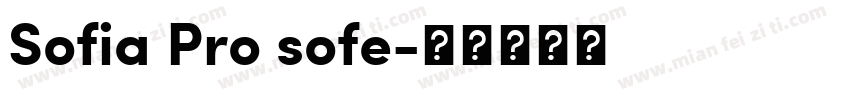 Sofia Pro sofe字体转换